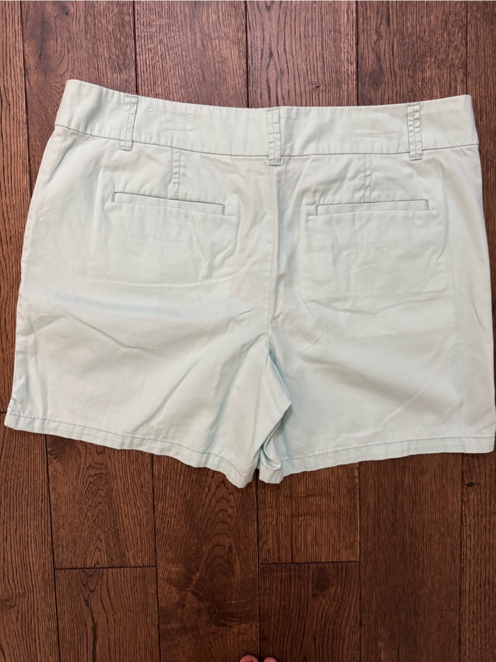 Loft Women's Light Mint Casual Shorts - Picture 3 of 4